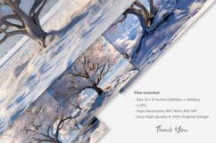 White Tree Digital Paper Product Image 4