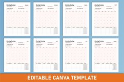 Editable 2024 Reading Planner Canva Interior Product Image 4