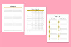 2026 Workout &amp; Nutrition Logbook Canva templates Product Image 4
