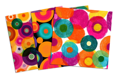 Bright Pop Circles Seamless Pattern and Digital paper Product Image 4