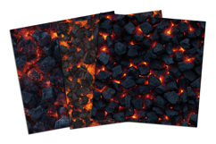 Burning Coal Seamless Pattern and Digital paper Product Image 4