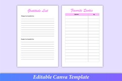 Editable Boss Babe Manifests Journal Canva Interior Product Image 4