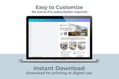 Just Listed Flyer Canva Template, Editable Real Estate Flyer Product Image 4