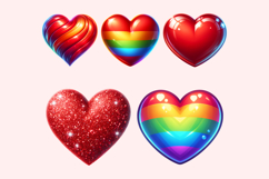 Heart Clipart PNG Bundle Product Image 4
