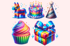 Birthday Clipart PNG Bundle Product Image 4