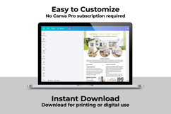Home Features Flyer Canva Template, Property Feature Sheet Product Image 4