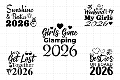 Girls Trip 2026 SVG Bundle Product Image 4