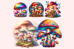 Mushroom Clipart Bundle Product Image 4