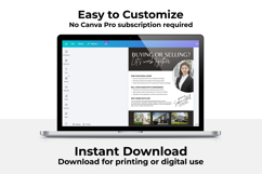 Realtor Buying or Selling Canva Flyer Template Product Image 4