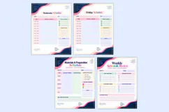 Classroom Schedule Planner Kdp interiors Product Image 4