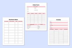 Handmade Product Business Workbook Canva templates Product Image 4