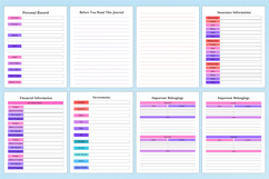 2026 End Of Life Planner For Canva KDP Interior Product Image 4