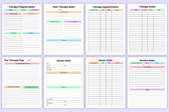 2026 Therapy &amp; Healing Workbook Canva Templates Product Image 4