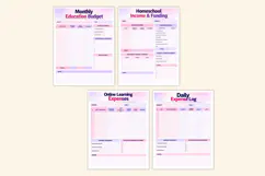 2027 Homeschool Expense Tracker Kdp interiors Product Image 4