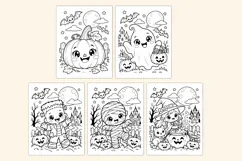 Cute Halloween Coloring Book for Kids Product Image 4