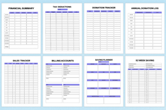 2026 Budget &amp; Financial Planner Canva Template Product Image 4