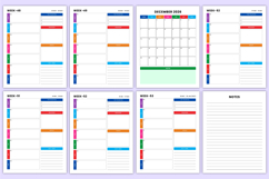 2026 Dated Weekly Organizer Canva Interiors Product Image 4