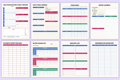 2026 Meal Prep Journal Canva template Product Image 5