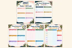 2027 Home & Life Organization Planner Kdp interiors Product Image 4