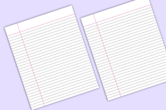 Composition Notebooks- Wide Ruled Canva Template Product Image 4