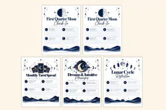 2027 Lunar Tarot & Astrology Journal Kdp interiors Product Image 4