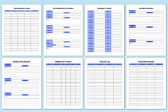 2026 Medical Planner For Canva Interior Product Image 4