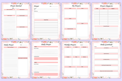 Ultimate 2026 Prayer Journal Canva Template Product Image 4