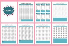 2026 Budget &amp; Savings Journal Canva templates Product Image 4