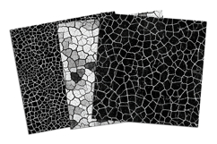 Black and White Crackle Seamless Pattern and Digital paper Product Image 4