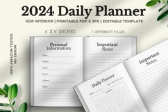 2024 Daily Planner Kdp Interior Product Image 4