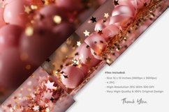 Golden Stars With Pink Background Digital Paper Product Image 4