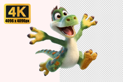 Dinosaur Character Transparent PNG Product Image 1