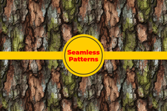 Tree Bark Texture Seamless Pattern and Digital Paper Product Image 5