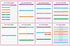 2026 Self Care Growth Journal Canva Template Product Image 5