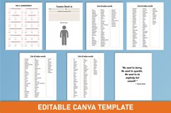 Editable 2024 Anxiety Journal Canva Template Product Image 5