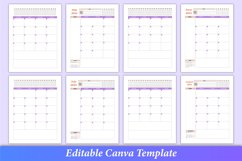 Editable 2024 Planner &amp; Agenda Canva Interior Product Image 5