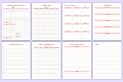 Mom Life Planner | Home &amp; Self Care Canva Kdp Product Image 5