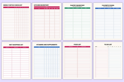 2026 Meal Prep Journal Canva template Product Image 6