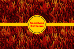 Fire Flames Texture Seamless Pattern and Digital Paper Product Image 5