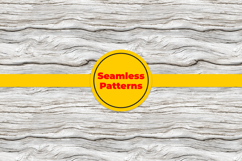 White Wood Texture Seamless Pattern and Digital Paper Product Image 5
