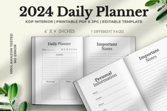 2024 Daily Planner Kdp Interior Product Image 5