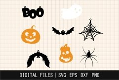 Halloween Ornament SVG, Ornament Laser Cut, Halloween Decor Product Image 1