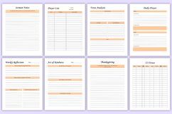 Scripture Study &amp; Reflection Journal canva Product Image 5