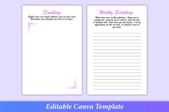 Editable Boss Babe Manifests Journal Canva Interior Product Image 5