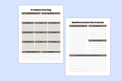 Mental Health &amp; Daily Focus Organizer Canva templates Product Image 5
