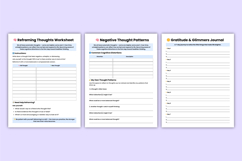 Depression Support &amp; Recovery Workbook | Mental Health Product Image 5