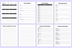 2026 End of Life Planner Bundle Canva Template Product Image 5