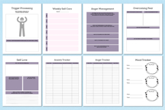 2026 PTSD &amp; Trauma Processing Workbook Canva templates Product Image 5