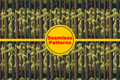 Brichwood Trees Seamless Pattern and Digital Paper Design Product Image 5
