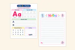 Alphabet Writing Workbook Kdp interiors Product Image 5